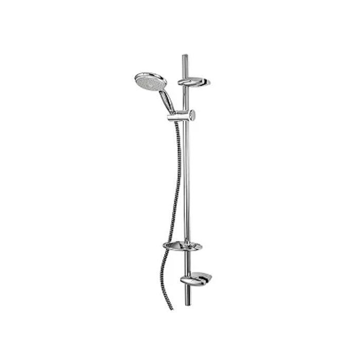 P48048-C4-I1 علم دوش یونیکا قهرمان مدل ایتالیایی با شلنگ فلزی - کروم - تصویر 1