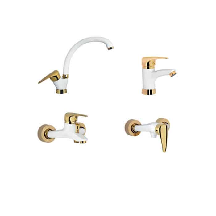 P48054-C9-I1 ست شیرآلات رامیار مدل لیدا چهار تکه - تصویر 1