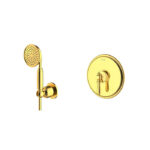 شیر حمام توکار شودر مدل زیگموند تیپ 2 - BRASS - تصویر 2