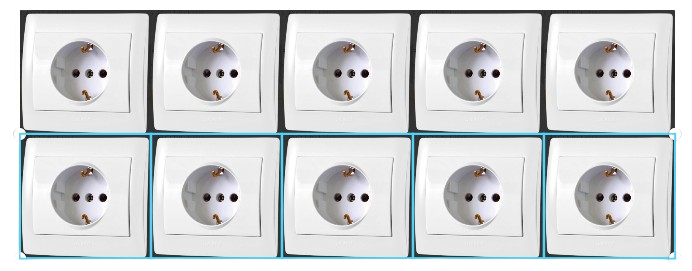 PDL00399-C0-I1 پریز برق ارت دار دلند مدل آریا سفید(5 و 10 عددی) - تصویر 1