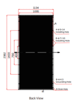 پنل خورشیدی 710 وات بایفشیال تاپکان سری Vertex N ترینا سولار - تصویر 2