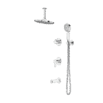 شیر حمام توکار با سر دوش سقفی کاویان مدل گلسا - تصویر 3