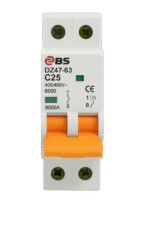 کلید مینیاتوری دو پل 16 آمپر ISBS