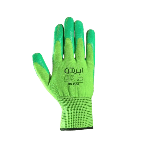 دستکش نیتریل ساده ابرش BN 1300 پک 12 عددی