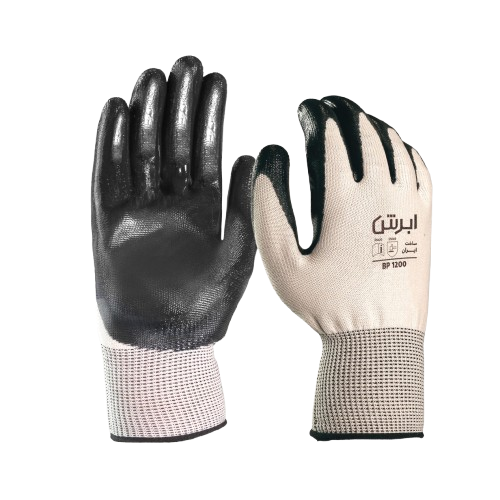 PNT10018-C0-I1 دستکش کف مواد ساده ابرش BP 1200 پک 12 عددی - تصویر 1