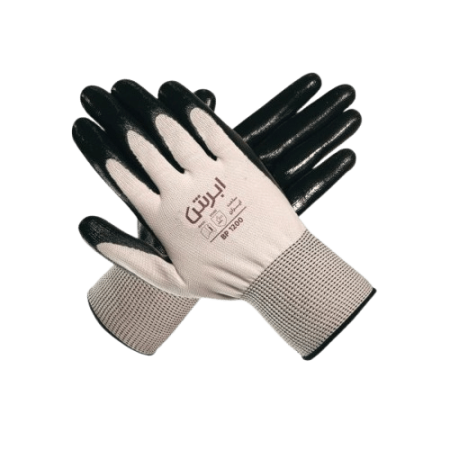 دستکش کف مواد ساده ابرش BP 1200 پک 12 عددی