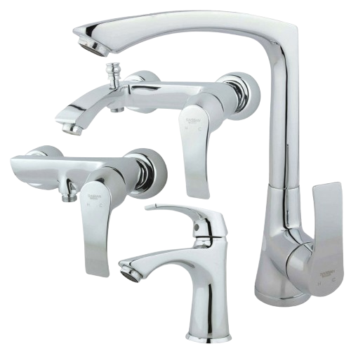 PRS459972-C0-I1 ست شیرآلات راسان مدل لوتوس - تصویر 1