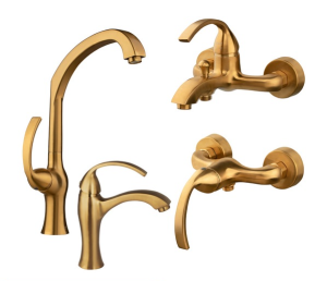 ست شیرآلات البرز روز مدل کلوین طلامات