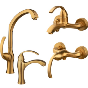 ست شیرآلات البرز روز مدل کلوین طلامات