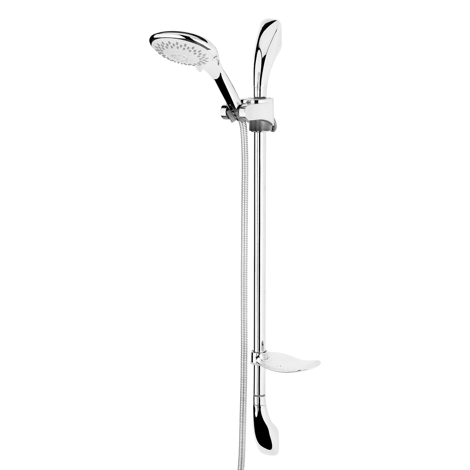 faucet-chrome-uniqaspout-showerhead-kavian-eco علم دوش یونیکا تک کاره کاویان مدل اکو