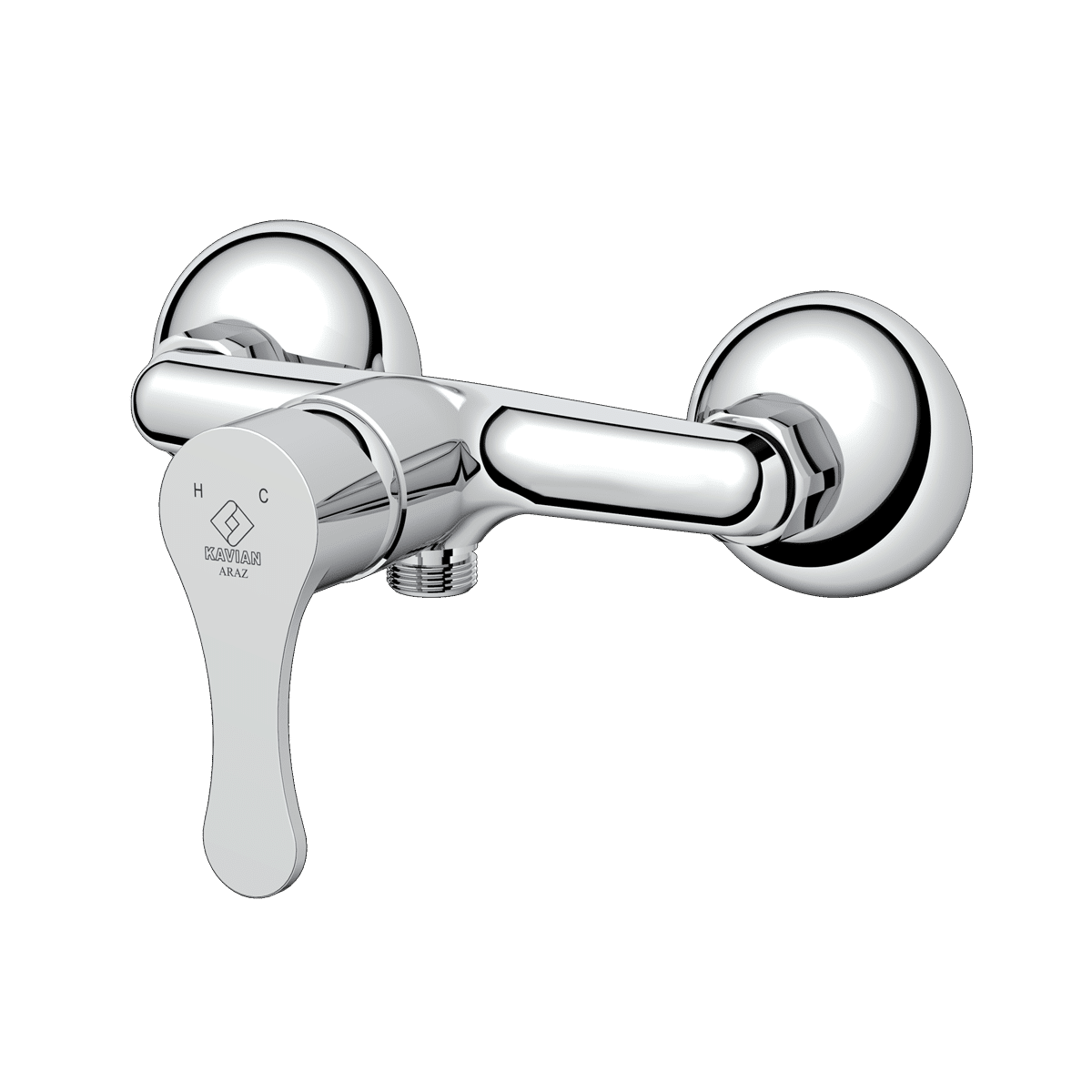 شیر توالت کاویان مد ل آراز کروم