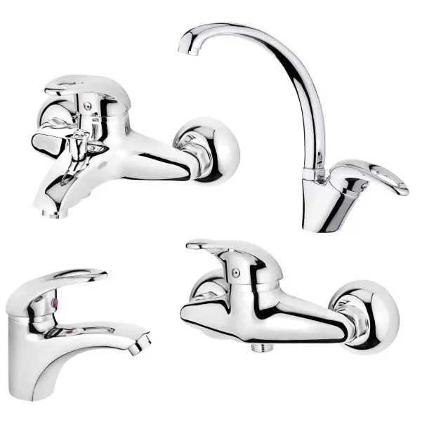 SET KAVIAN AROSHA ست شیرآلات کاویان مدل آروشا کروم