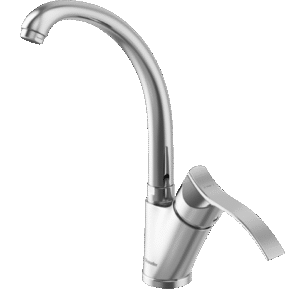 شیر آشپزخانه شودر مدل اپال کروم