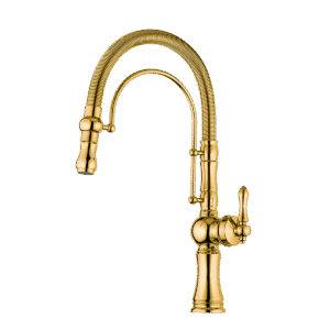 شیر ظرفشویی فنری کاویان مدل آرنیکا طلایی