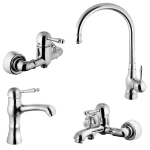 ست شیرآلات البرز روز مدل مارتین کروم