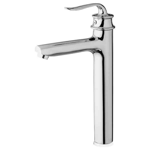 پروشاروشویی-بلند-کروم شیر روشویی پایه بلند البرز روز مدل پروشات کروم