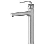 شیر روشویی پایه بلند البرز روز مدل پروشات استیل