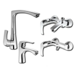 ست شیرالات البرز روز مدل یونیک کروم