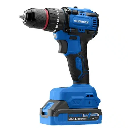 دریل شارژی ویوارکس 20 ولت براشلس مدل VR2010-BLX