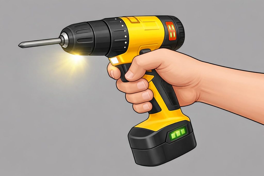 لامپ LED در دریل های شارژی