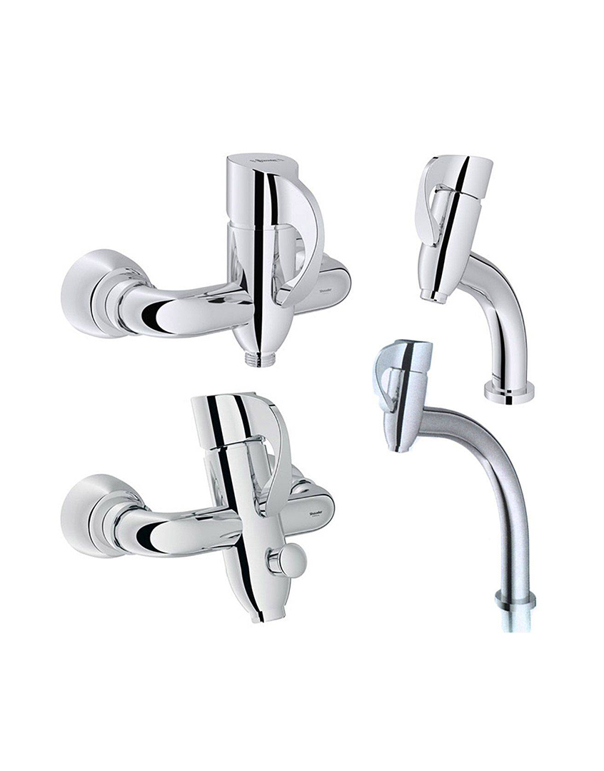 ست کروم دانته ست شیرآلات شودر مدل دانته