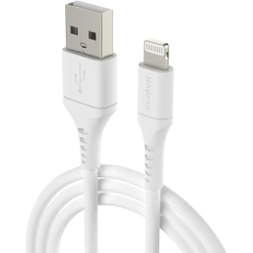 کابل شارژ هادرون مدل HTC-A-C01 L سفید 2 متری
