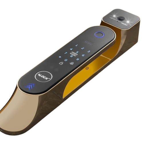 دستگیره چشمی دار و قفل اثر انگشتی دیجیتال ALOCK مدل P60+ Camera G