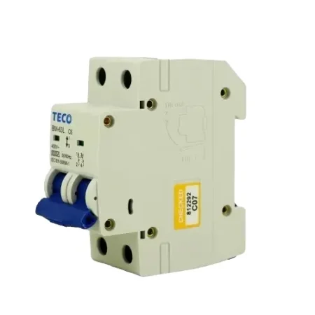 فیوز مینیاتوری دو پل 10 آمپر تیپ C قدرت قطع 6KA تکو مدل BM-63LC-2010