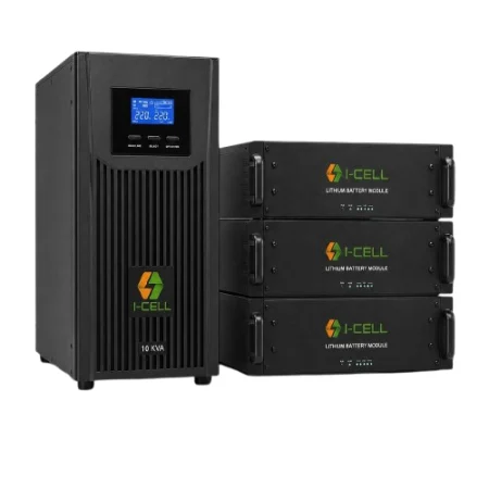 یو پی اس i-CELL توان 10KVA با 1 ساعت ساپورت (8.5KWh)
