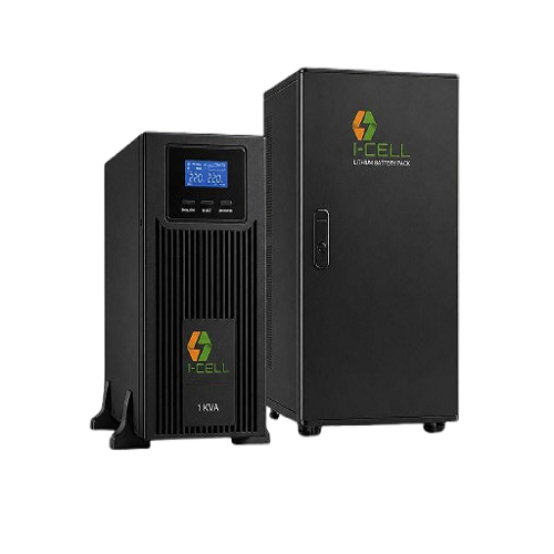 یو پی اس i-CELL توان 1KVA با 1 ساعت ساپورت (800Wh)