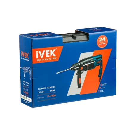 بتن کن 26 میلی‌متر 850 وات ایوک مدل K-7426
