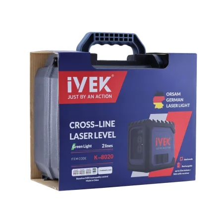 کیت تراز لیزری 2 خط نور سبز ایوک مدل K-8020