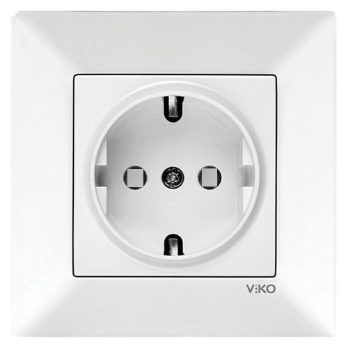 پریز برق ارتدار با محافظ کودک ویکو مدل Meridian