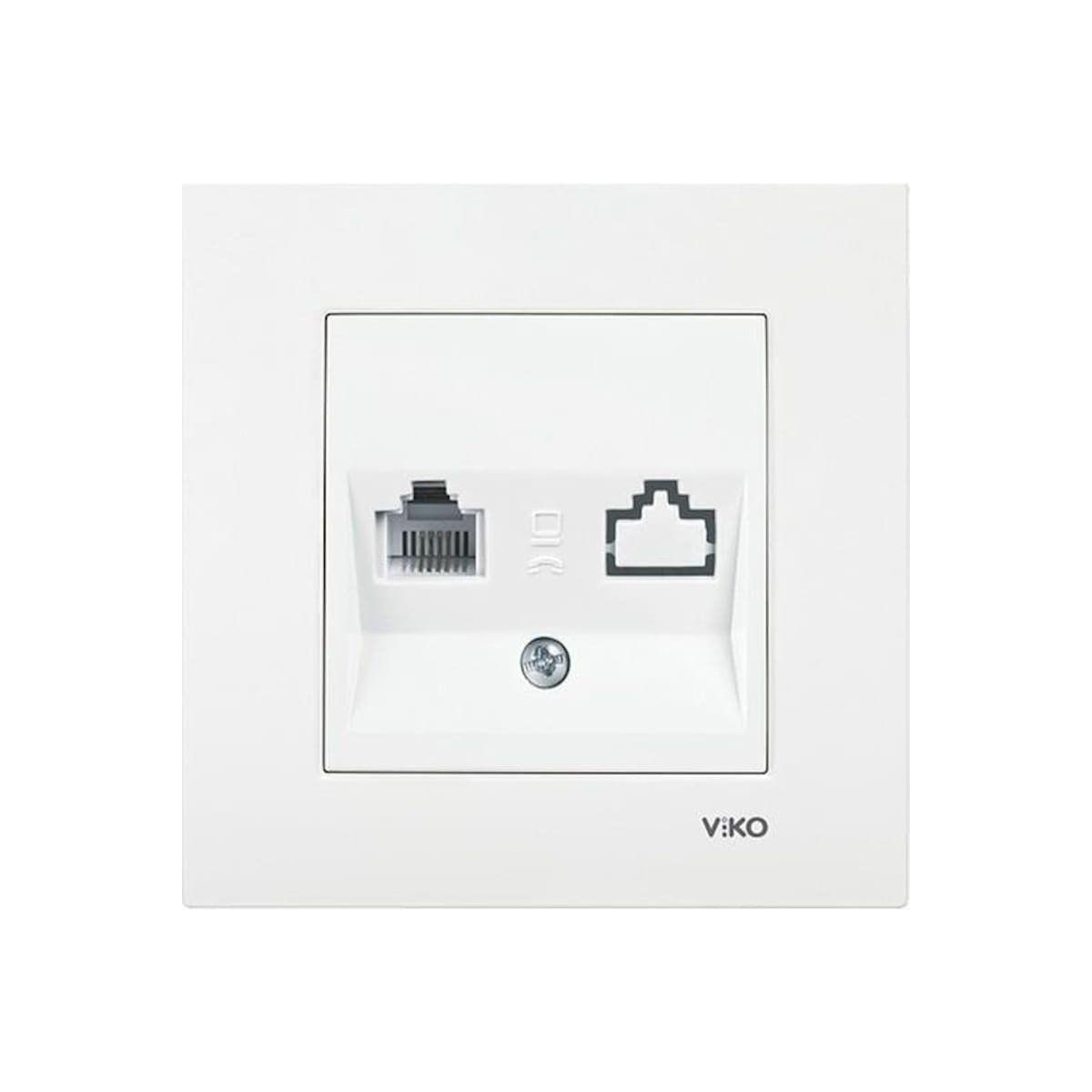 پریز تلفن تک سوکت RJ11 ویکو مدل Meridian