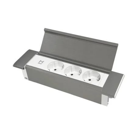 پریز کابینتی توکار 3 پریز برق ملونی مدل 10100