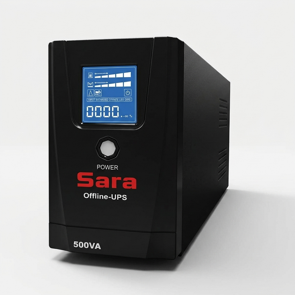 یو پی اس آفلاین 2 باطری سارا مدل UFL-500-2B